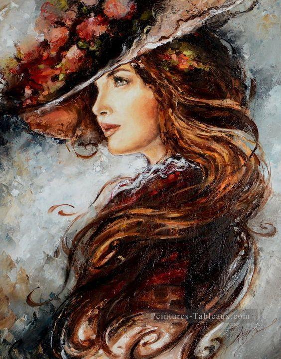 Une jolie femme 02 Impressionist Peintures à l'huile